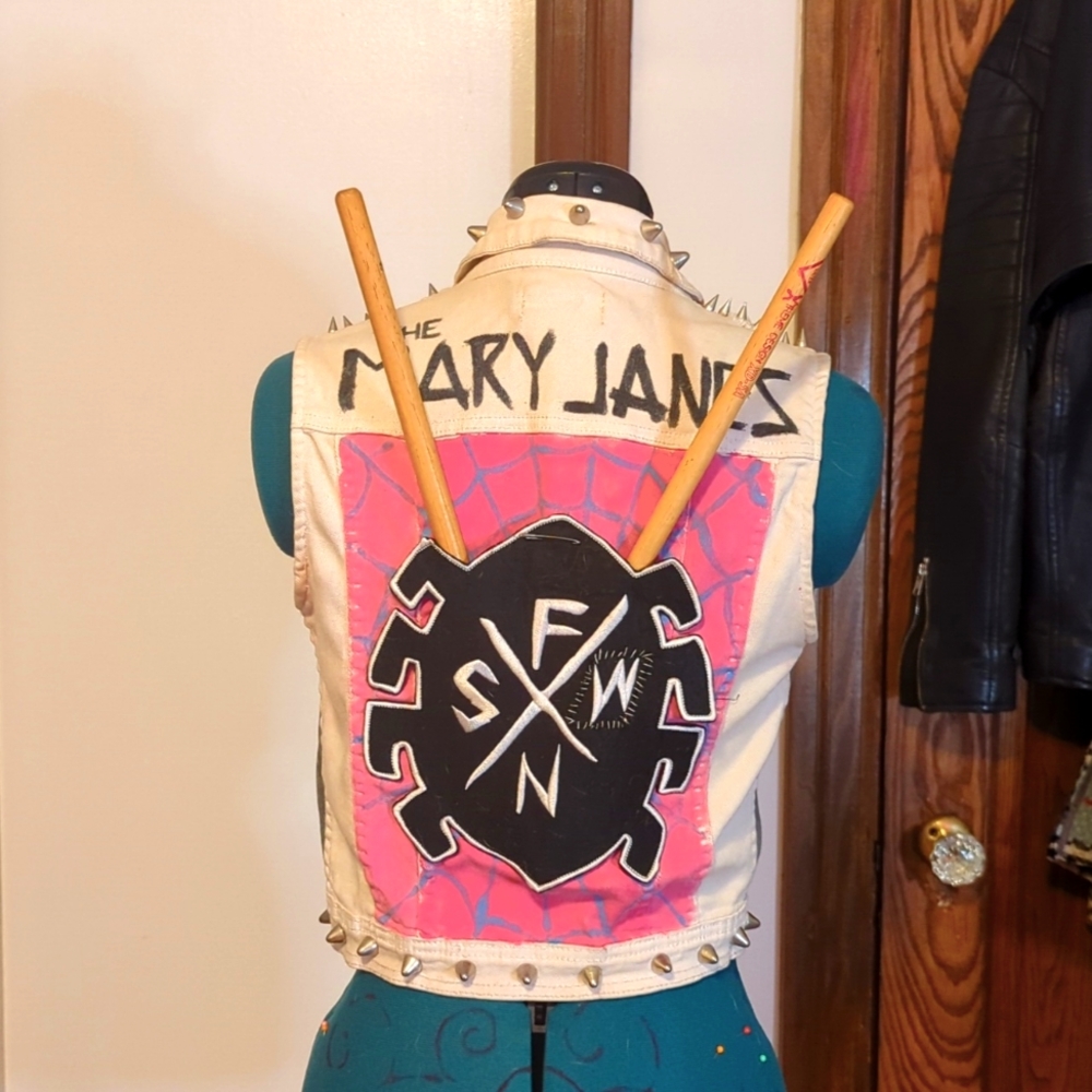 OOAK Gwen Stacy Spiderverse Punk Vest